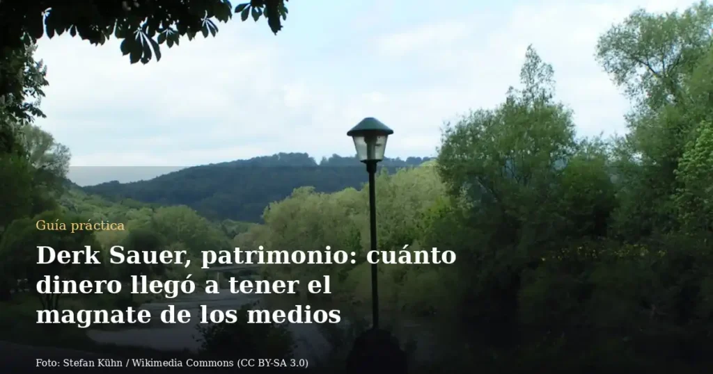 Derk Sauer, patrimonio: cuánto dinero llegó a tener el magnate de los medios
