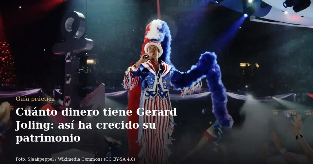 Cuánto dinero tiene Gerard Joling: así ha crecido su patrimonio