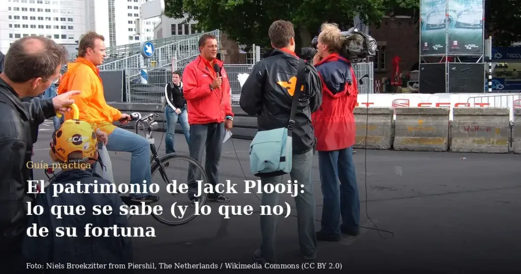 El patrimonio de Jack Plooij: lo que se sabe (y lo que no) de su fortuna