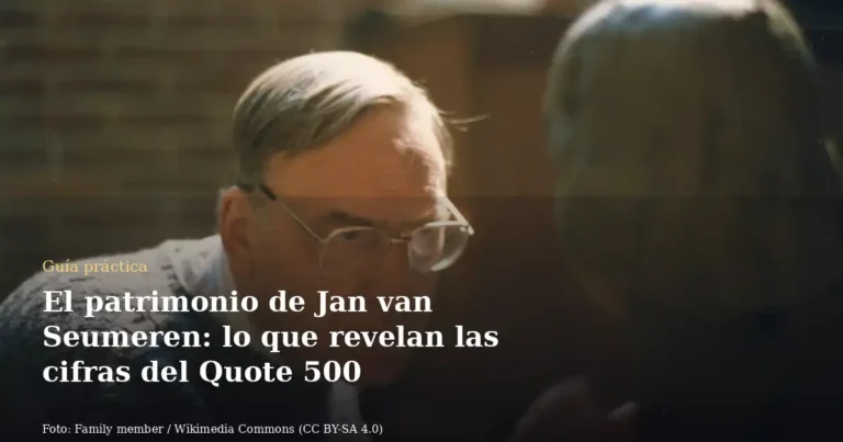 El patrimonio de Jan van Seumeren: lo que revelan las cifras del Quote 500
