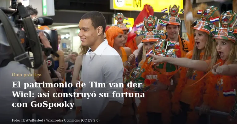 El patrimonio de Tim van der Wiel: así construyó su fortuna con GoSpooky